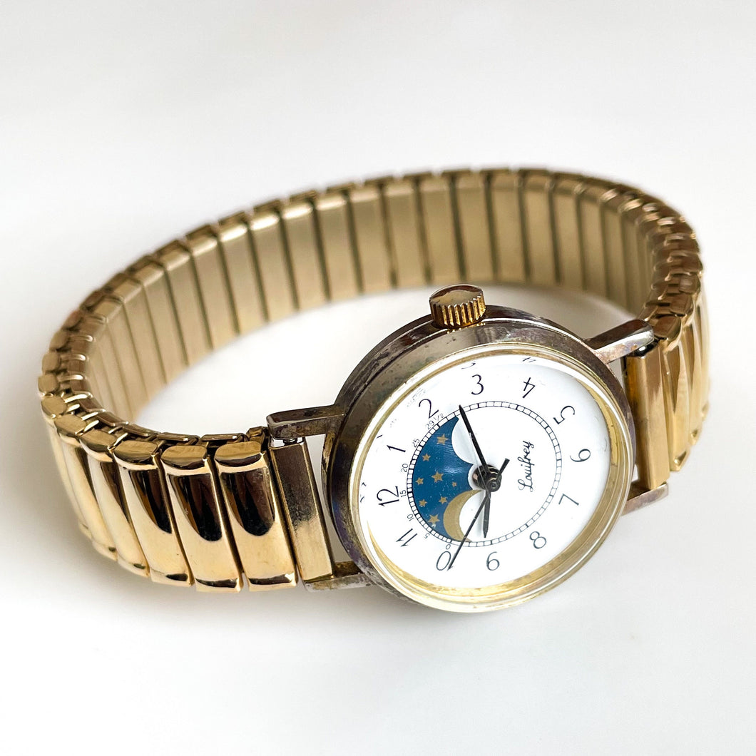 Ladies sun and moon phase watch hot sale