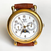 Load image into Gallery viewer, Vintage RJW Sun &amp; Moon Unisex Day-Date Quartz Watch
