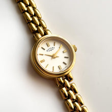 Load image into Gallery viewer, Petite Ladies&#39; Rotary Balmoral Quartz Watch With Gold-Plated Bracelet and Round Dial
