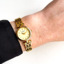 Load image into Gallery viewer, Petite Ladies&#39; Rotary Quartz Watch With Gold-Plated Bracelet and Round Dial
