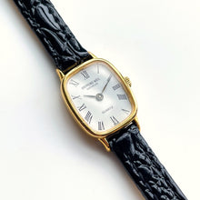 Load image into Gallery viewer, Ladies&#39; 80s Raymond Weil Quartz Watch With White Dial and Leather Strap
