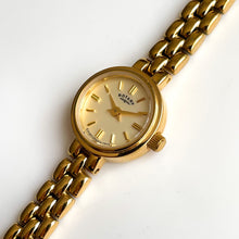 Load image into Gallery viewer, Petite Ladies&#39; Rotary Balmoral Quartz Watch With Gold-Plated Bracelet and Round Dial
