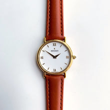 Load image into Gallery viewer, Ladies&#39; Movado Quartz Watch With Brown Leather Strap
