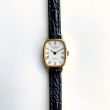 Load image into Gallery viewer, Ladies&#39; 80s Raymond Weil Quartz Watch With White Dial and Leather Strap
