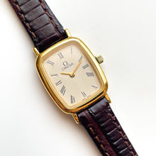 Load image into Gallery viewer, Tiny 1980s Omega De Ville Ladies&#39; Vintage Quartz Watch
