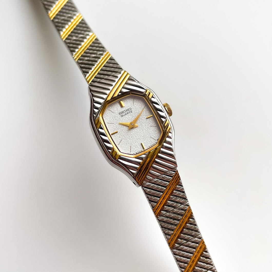 Thin Duo-Tone Ladies' Seiko Quartz Watch