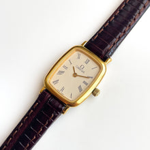 Load image into Gallery viewer, Tiny 1980s Omega De Ville Ladies&#39; Vintage Quartz Watch
