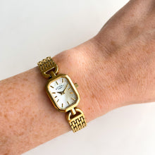 Load image into Gallery viewer, Petite Ladies&#39; Rotary Quartz Watch With Gold-Plated Bracelet and Mother of Pearl Dial
