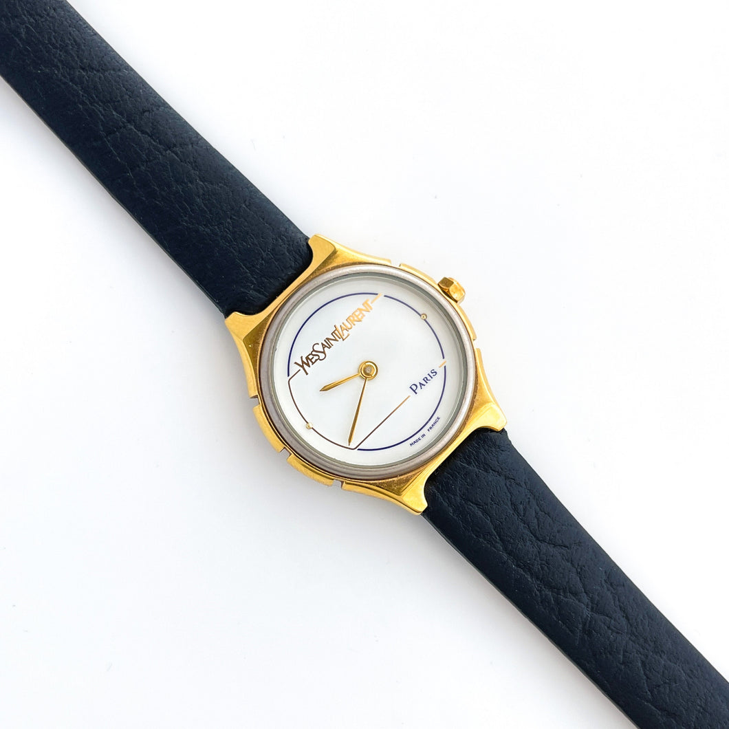 Vintage Yves Saint Laurent Gold-Plated Ladies' Quartz Watch