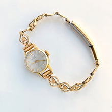 Load image into Gallery viewer, Tiny 1960s Ladies&#39; Girard-Perregaux Mechanical Watch with Gold-Plated Bracelet
