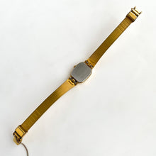 Load image into Gallery viewer, 1990s Ladies&#39; Gold-Plated Seiko Quartz Watch with Black Dial
