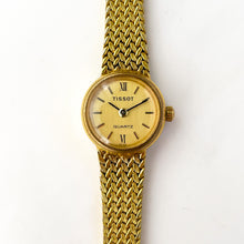 Load image into Gallery viewer, Vintage Ladies&#39; Gold-Plated Tissot Quartz Watch With Integrated Bracelet
