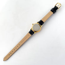 Load image into Gallery viewer, Gold-Plated Tissot Mechanical Watch with Black Leather Strap
