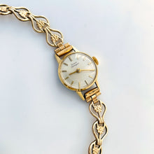 Load image into Gallery viewer, Tiny 1960s Ladies&#39; Girard-Perregaux Mechanical Watch with Gold-Plated Bracelet
