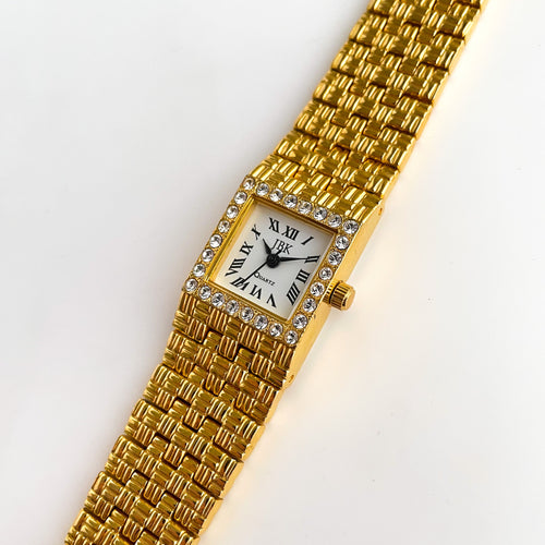 Camrose & Kross JBK Collection Jackie Kennedy Vintage 24k Gold-Plated Quartz Watch