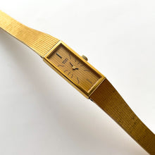 Load image into Gallery viewer, 1990s Ladies&#39; Gold-Plated Seiko Quartz Watch with Rectangular Dial
