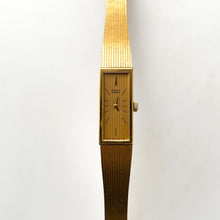 Load image into Gallery viewer, 1990s Ladies&#39; Gold-Plated Seiko Quartz Watch with Rectangular Dial
