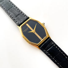 Load image into Gallery viewer, Gold-Plated Raymond Weil Mechanical Watch with Black and Gold Dial
