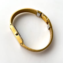 Load image into Gallery viewer, 1990s Ladies&#39; Gold-Plated Seiko Quartz Watch with Rectangular Dial
