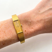 Load image into Gallery viewer, 1990s Ladies&#39; Gold-Plated Seiko Quartz Watch with Rectangular Dial
