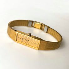 Load image into Gallery viewer, 1990s Ladies&#39; Gold-Plated Seiko Quartz Watch with Rectangular Dial
