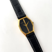 Load image into Gallery viewer, Gold-Plated Raymond Weil Mechanical Watch with Black and Gold Dial
