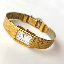 Load image into Gallery viewer, Ladies&#39; 1999 Seiko Tank Quartz Watch With Gold-Plated Case
