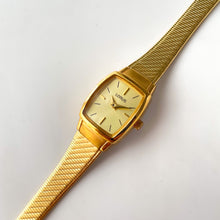 Load image into Gallery viewer, Ladies&#39; Gold-Tone Lorus Quartz Watch with Integrated Bracelet
