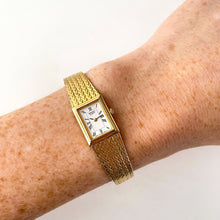 Load image into Gallery viewer, Ladies&#39; 1999 Seiko Tank Quartz Watch With Gold-Plated Case
