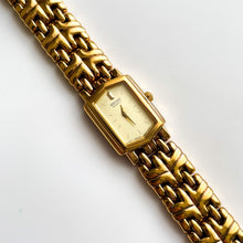 Load image into Gallery viewer, Vintage 1990s Gold-Plated Ladies&#39; Seiko Quartz Watch with Hexagon Dial
