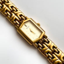 Load image into Gallery viewer, Vintage 1990s Gold-Plated Ladies&#39; Seiko Quartz Watch with Hexagon Dial
