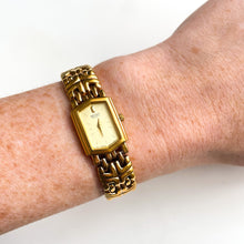 Load image into Gallery viewer, Vintage 1990s Gold-Plated Ladies&#39; Seiko Quartz Watch with Hexagon Dial
