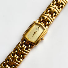 Load image into Gallery viewer, Vintage 1990s Gold-Plated Ladies&#39; Seiko Quartz Watch with Hexagon Dial
