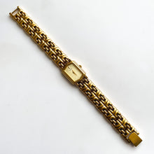 Load image into Gallery viewer, Vintage 1990s Gold-Plated Ladies&#39; Seiko Quartz Watch with Hexagon Dial
