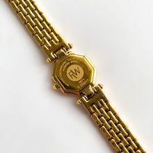 Load image into Gallery viewer, Vintage Ladies&#39; Octagonal Gold-Plated Raymond Weil Quartz Watch with Diamonds
