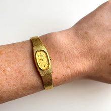 Load image into Gallery viewer, 1990s Ladies&#39; Gold-Plated Seiko Quartz Watch with Octagon Dial
