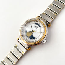 Load image into Gallery viewer, Vintage Ladies&#39; Orion Moon Phase Quartz Watch with Stainless Steel Bracelet
