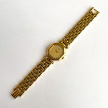 Load image into Gallery viewer, Vintage Ladies&#39; Octagonal Gold-Plated Raymond Weil Quartz Watch with Diamonds
