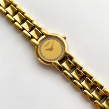 Load image into Gallery viewer, Vintage Ladies&#39; Gold-Plated Raymond Weil Quartz Watch with Diamonds
