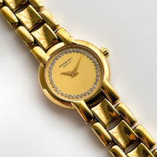 Load image into Gallery viewer, Vintage Ladies&#39; Gold-Plated Raymond Weil Quartz Watch with Diamonds
