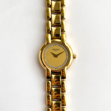 Load image into Gallery viewer, Vintage Ladies&#39; Gold-Plated Raymond Weil Quartz Watch with Diamonds
