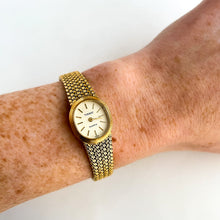 Load image into Gallery viewer, Vintage Ladies&#39; Gold-Plated Tissot Quartz Watch With Integrated Bracelet
