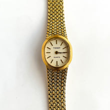 Load image into Gallery viewer, Vintage Ladies&#39; Gold-Plated Tissot Quartz Watch With Integrated Bracelet
