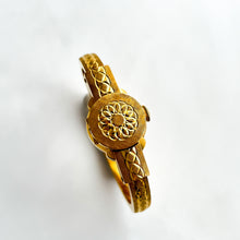 Load image into Gallery viewer, Vintage Gold-Plated Bucherer Mechanical Bangle Watch with Concealed Dial
