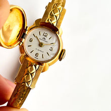 Load image into Gallery viewer, Vintage Gold-Plated Bucherer Mechanical Bangle Watch with Concealed Dial
