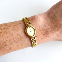 Load image into Gallery viewer, Tiny Vintage Gold-Tone Ladies&#39; Citizen Quartz Watch
