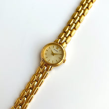 Load image into Gallery viewer, Ladies Pulsar (by Seiko) Watch with Gold-Plated Bracelet and Round Gold Dial
