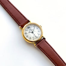 Load image into Gallery viewer, Rare Vintage Ladies&#39; Waltham Moon Phase Quartz Watch with Mother of Pearl Dial
