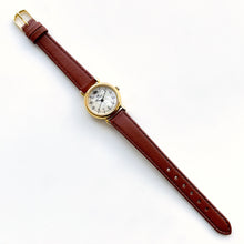 Load image into Gallery viewer, Rare Vintage Ladies&#39; Waltham Moon Phase Quartz Watch with Mother of Pearl Dial
