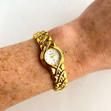 Load image into Gallery viewer, Ladies&#39; Sekonda Quartz Watch With Gold-Plated Bracelet and White Round Dial
